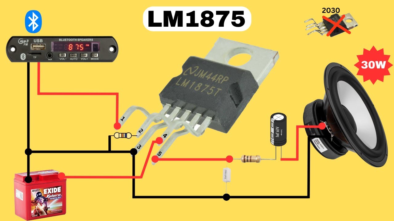 How to Build a Powerful Audio Amplifier with LM1875