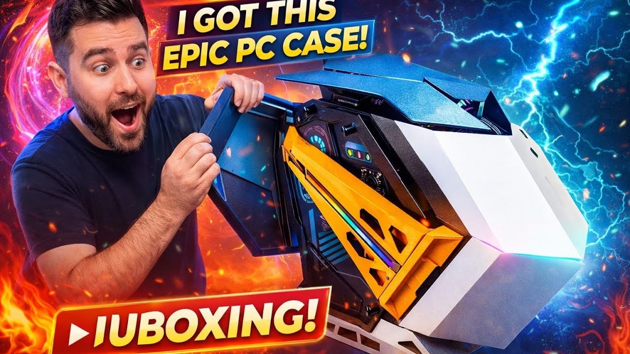 UNBOXING Gabinete gamer   Rise Mode Zeus Glass 03, Mid Tower, 