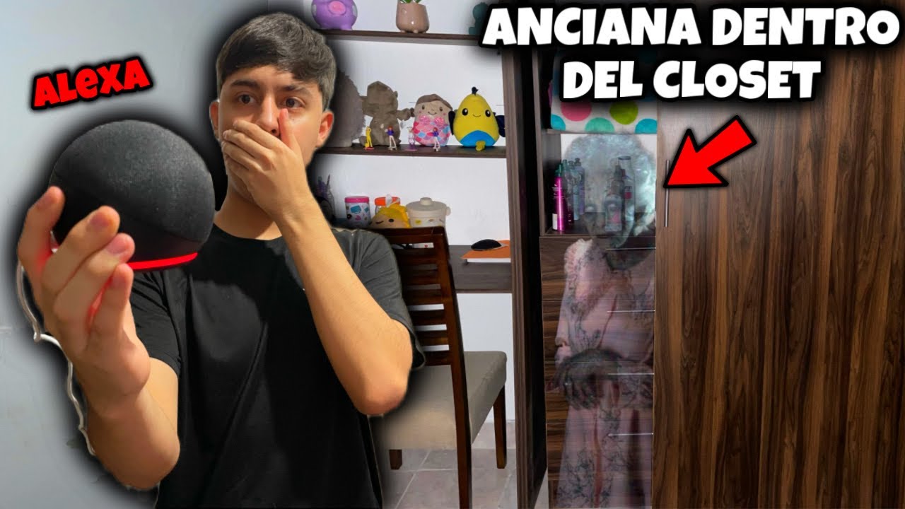 ALEXA ME DIJO QUE UNA ANCIANA VIVIA EN MI CASA Y NECESITAMOS HUIR!! 😨 *Terrorifico*