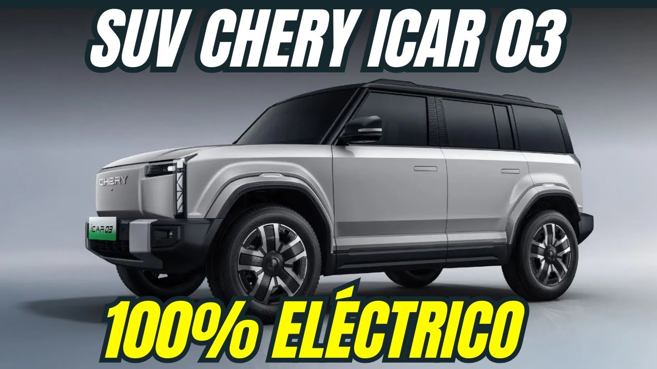 SUV Chery iCar 03, 100% eléctrico que combina diseño vanguardista, tecnología y sostenibilidad