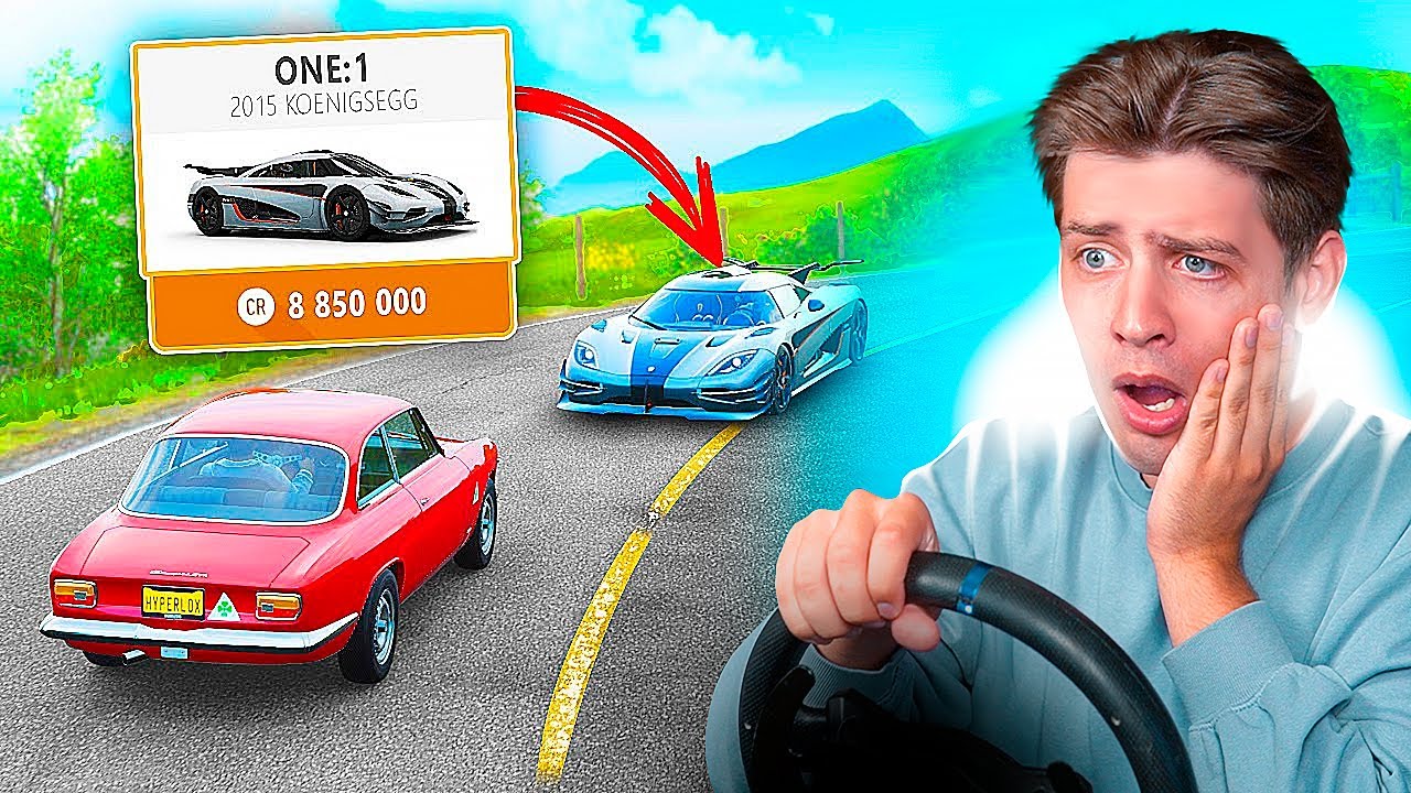 ПОКУПАЮ ВСЕ МАШИНЫ КОТОРЫЕ УВИЖУ, но ЧТО-ТО ПОШЛО НЕ ТАК! (Forza Horizon 5 на Руле)