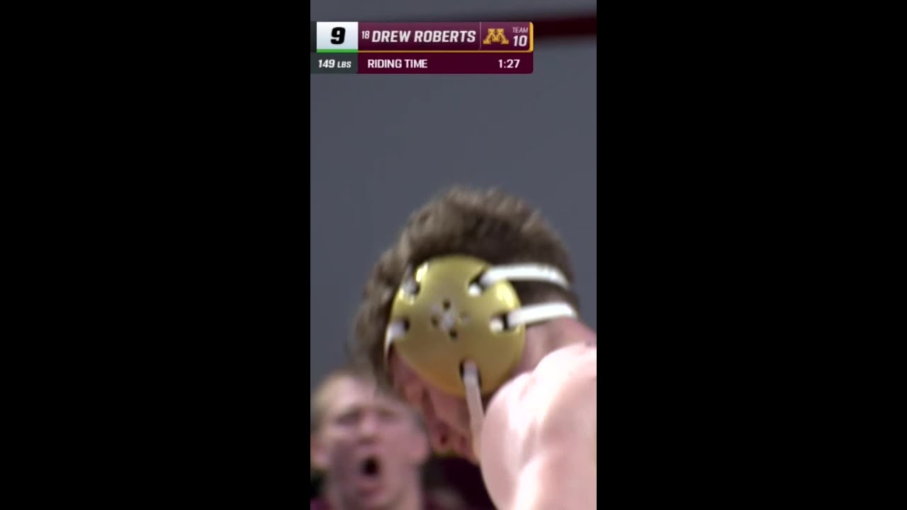 All Pinning from Clayton Jones vs. Drew Roberts | Minnesota Wrestling