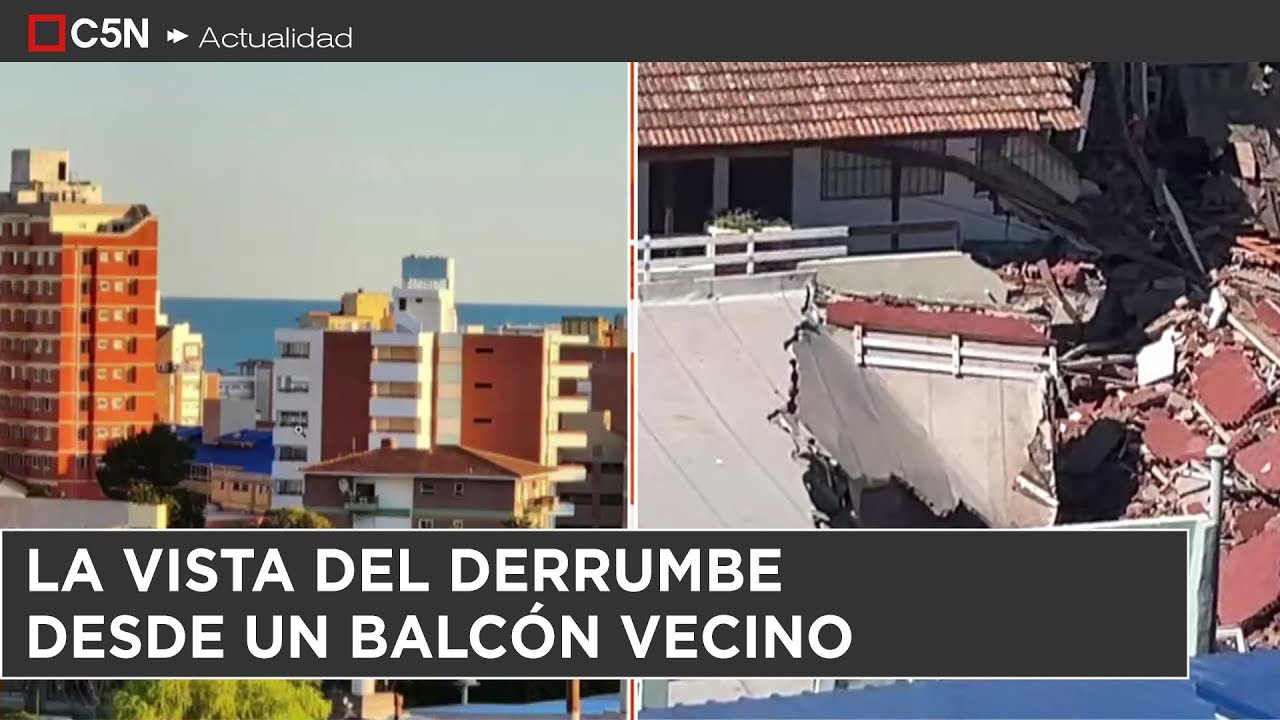 Una VECINA DETALLÓ CÓMO FUE el DERRUMBE del EDIFICIO en VILLA GESELL: "PENSÉ que HABÍA un TERREMOTO"