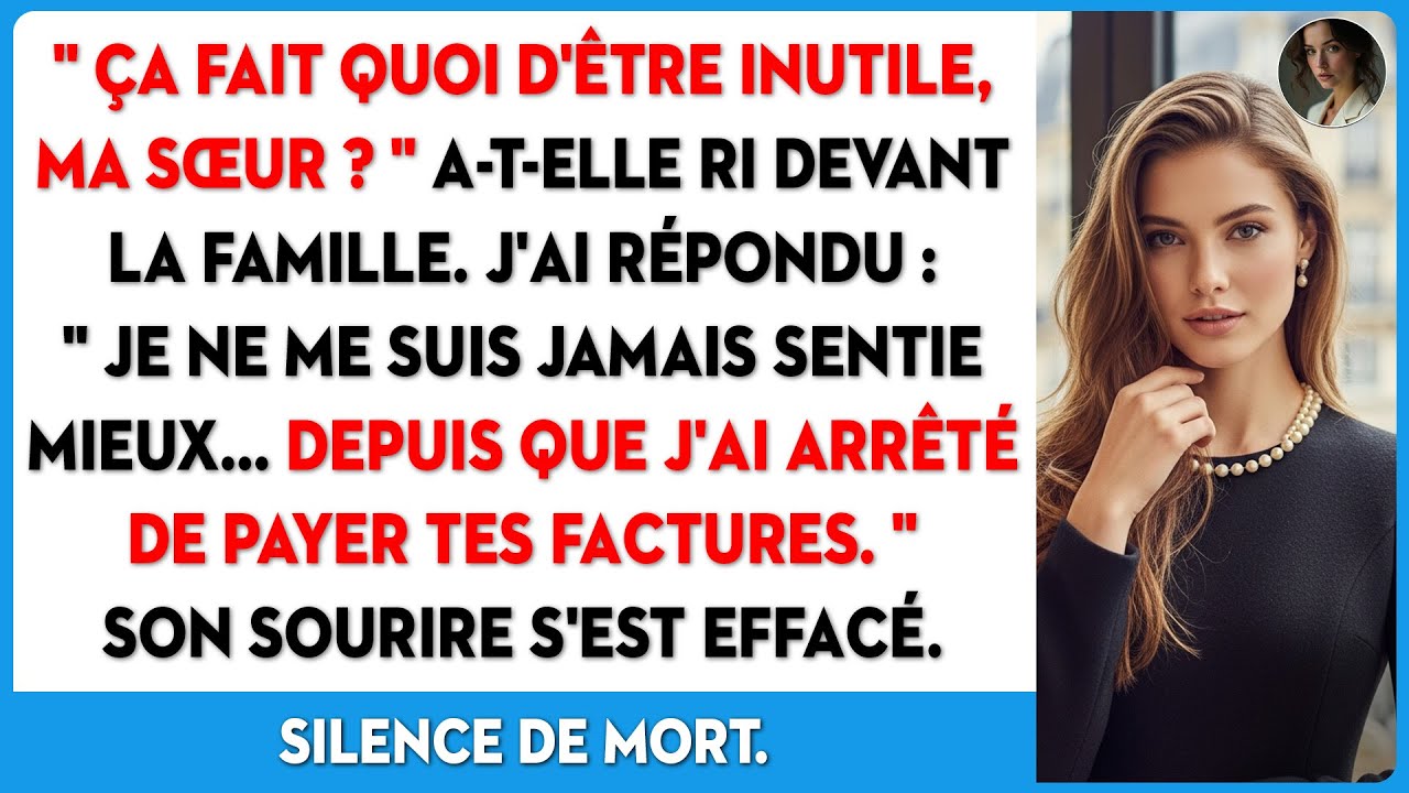 À Noël, ma sœur a ri devant toute la famille : 