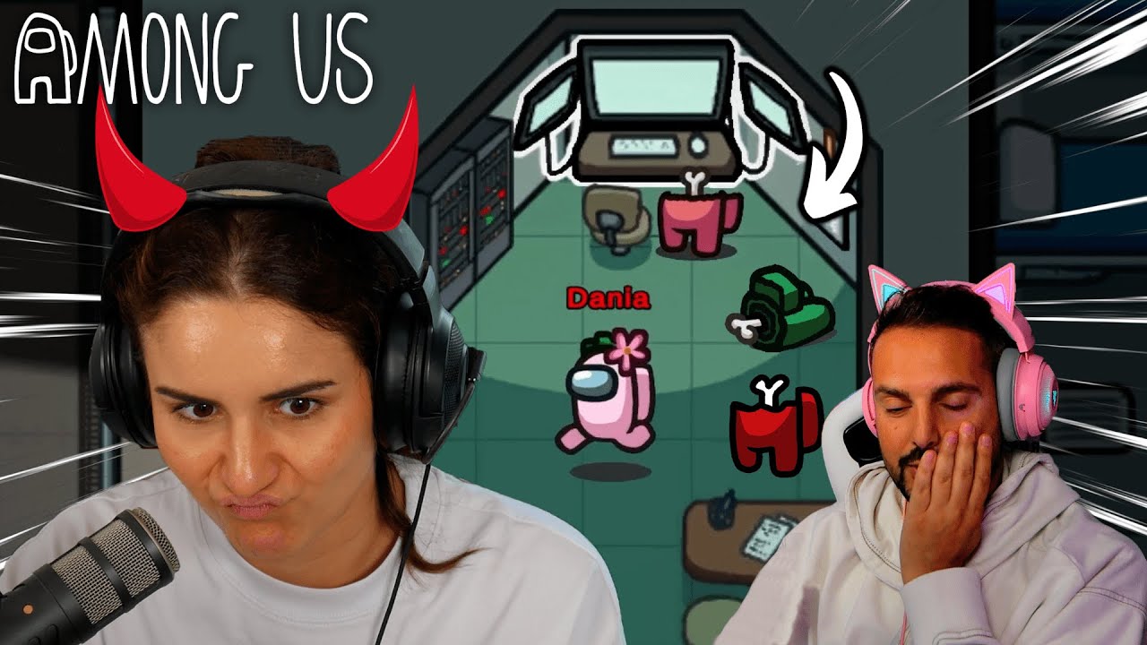 DANIA ERWISCHT ALLE! BESTER IMPOSTER! Among Us mit Kaan, Dania und Claudio!