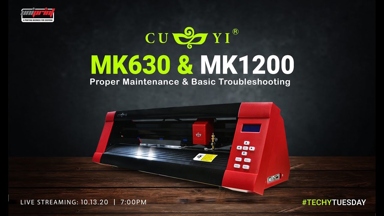 FB LIVE STREAMING: Proper Maintenance and Basic Troubleshooting of Cuyi MK630 / MK1200