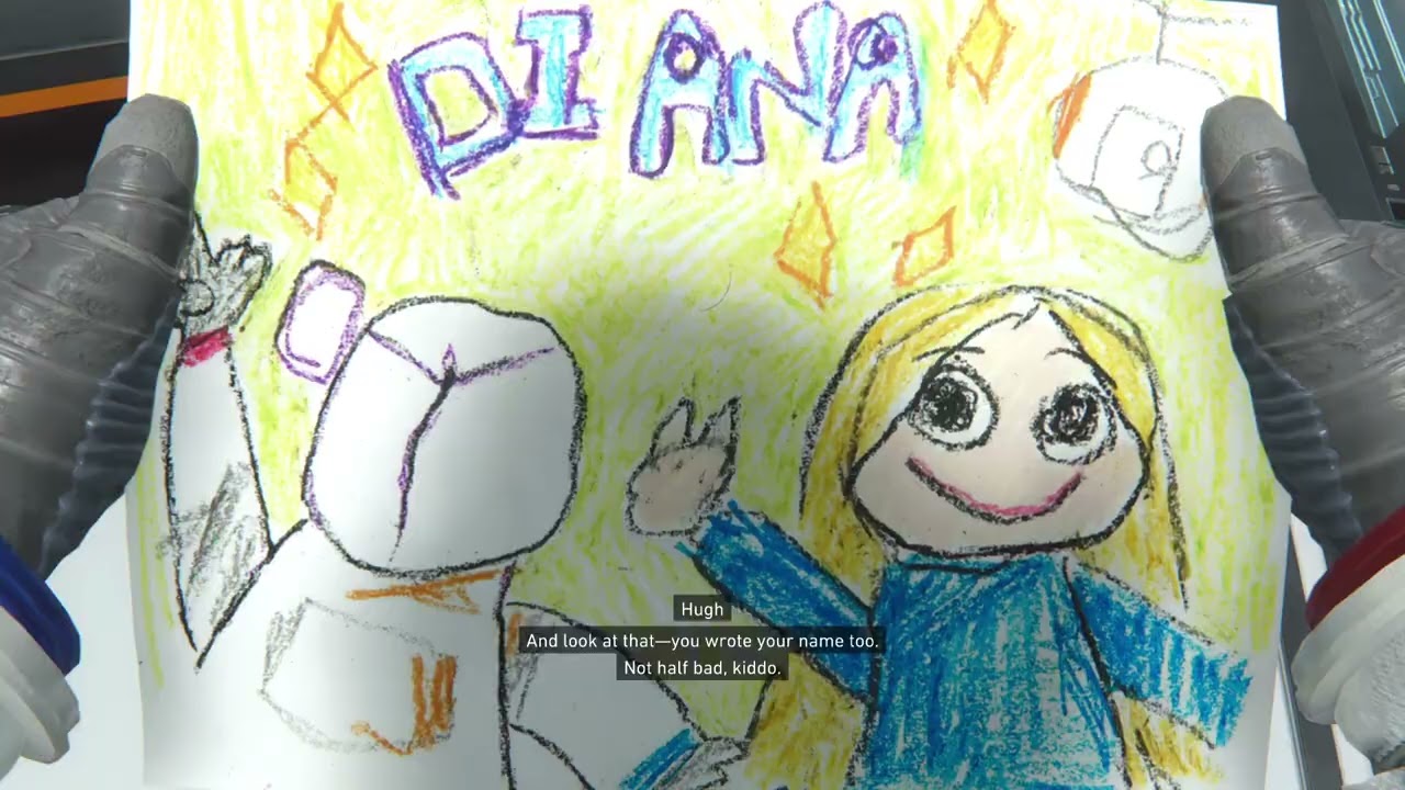 Pragmata - Shelter Moments - Diana's Drawing