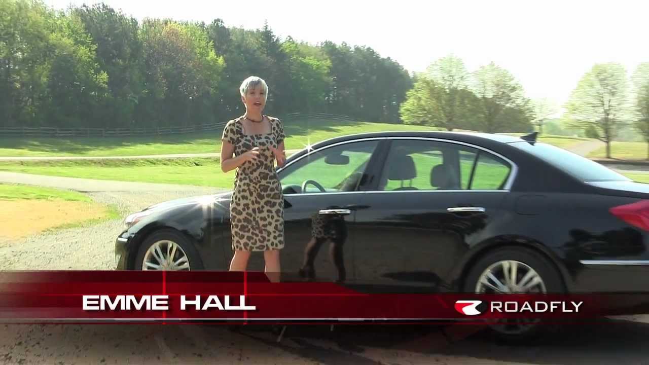 2012 Hyundai Genesis Test Drive & Car Review with Emme Hall by RoadflyTV