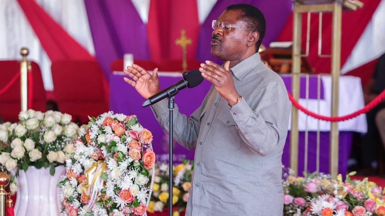 Live: Wetangula & Other Leaders Attend The Burial Service of Prof.Siamba, Kimilili, Bungoma County