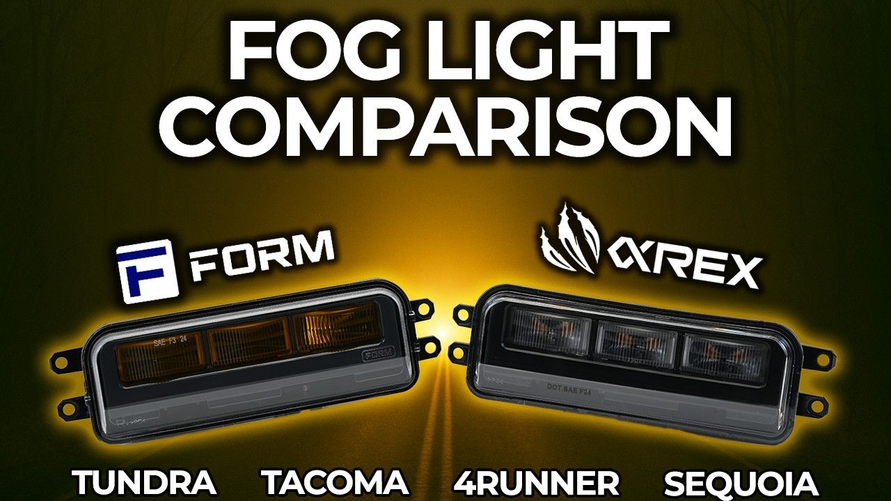 Alpharex vs Form Fog Lights | Which Ones Are Best for Your Toyota?