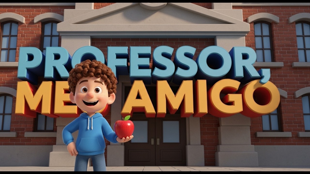 Professor, Meu Amigo 🍎 | Música Infantil sobre Respeito e Gratidão