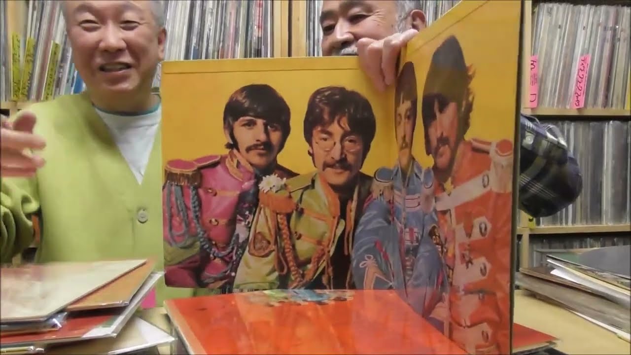 ビートルズTheBeatlesのSGT.PeppersLonelyHeartsClubBand英国盤UK/Englandを中心にゲストのSasasanと永山がアナログの魅力を徹底紹介と検証と解説
