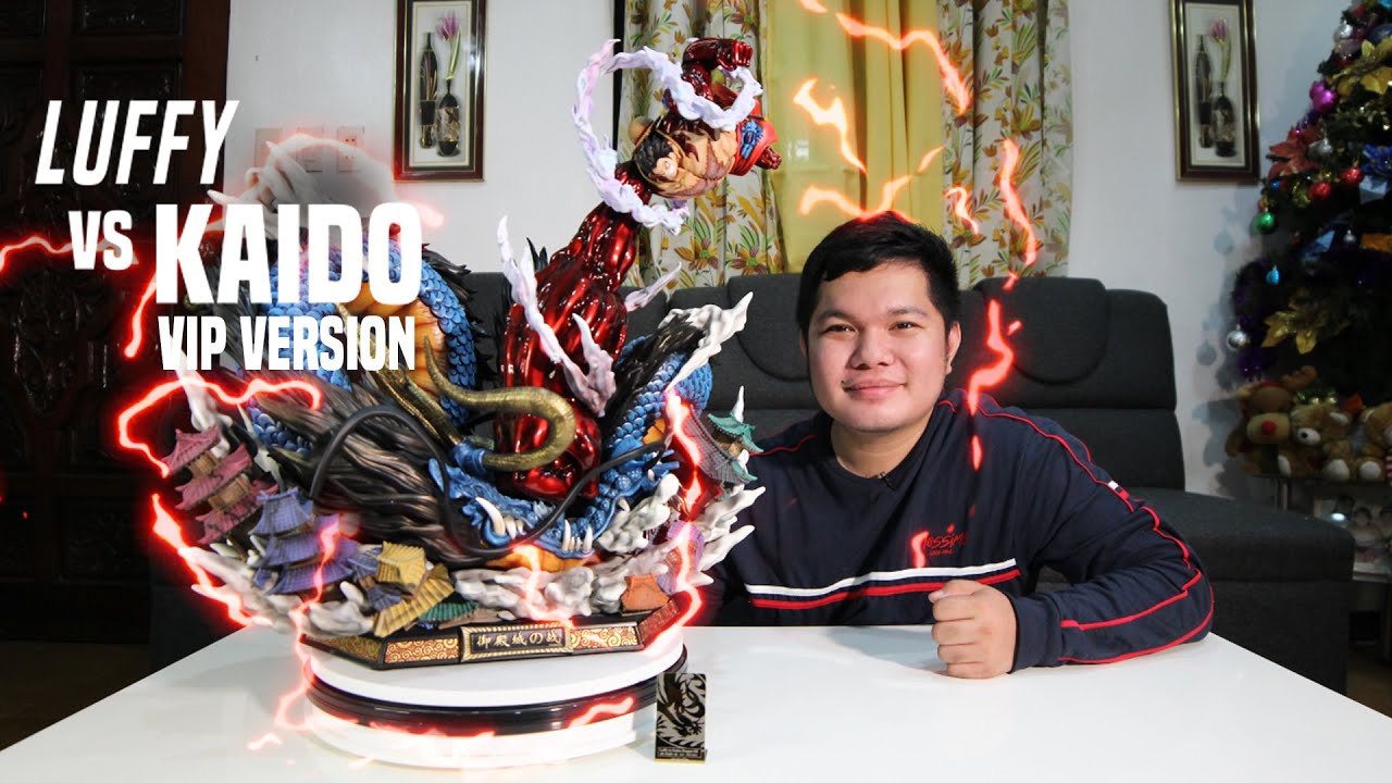 One Piece - Luffy vs Kaido VIP Version Resin Statue Unboxing (Jacksdo Studio)