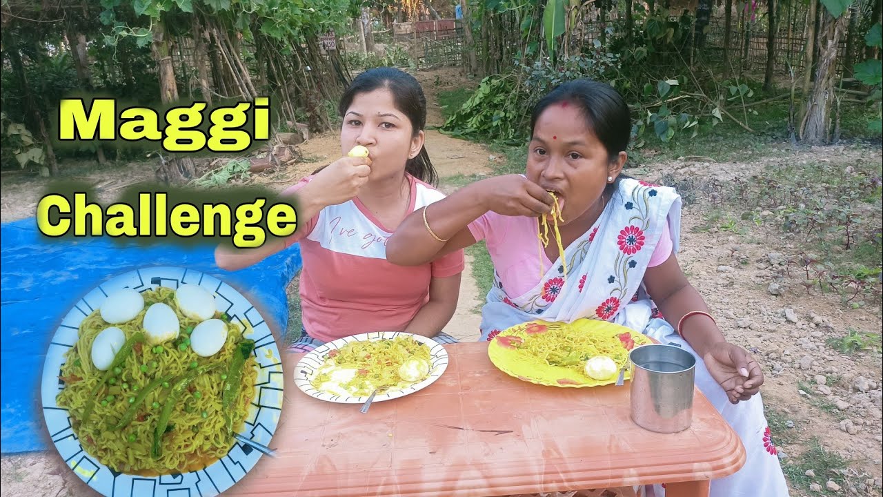 //Maggi Challenge krelu bowr logt//rajlakhivlog//😋😋