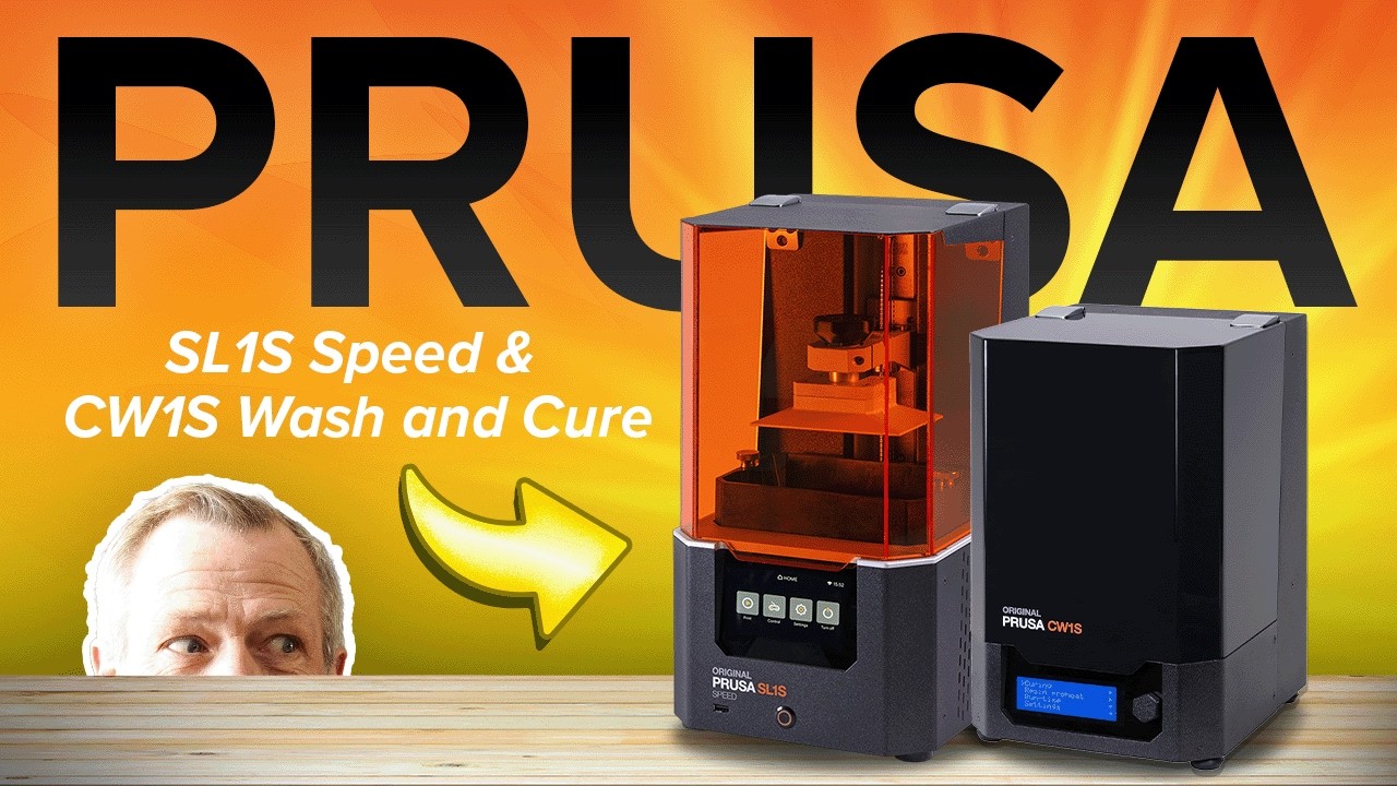 Prusa SL1S Speed and CW1S wash and Cure Setup, First Print and REVIEW!