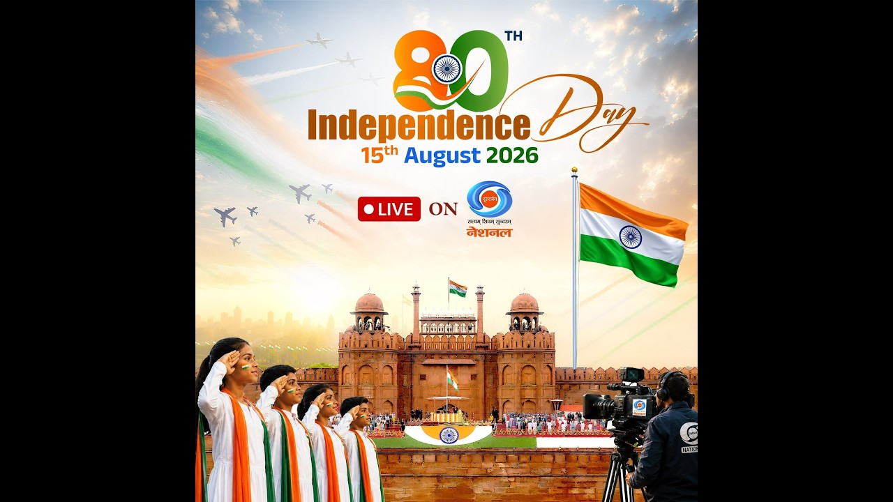 80th INDEPENDENCE DAY 2026- LIVE FROM RED FORT
