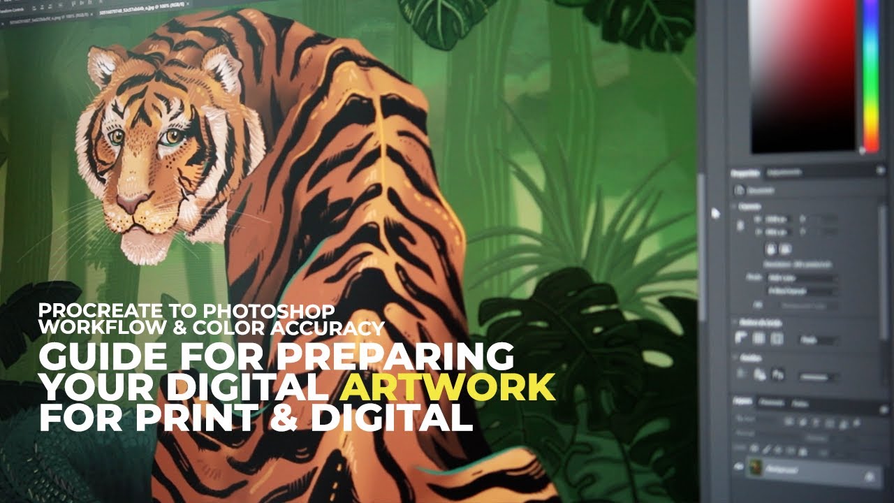 Not Getting Your Digital Art Colors Printed Right? Procreate to Photoshop Workflow (Tutorial)