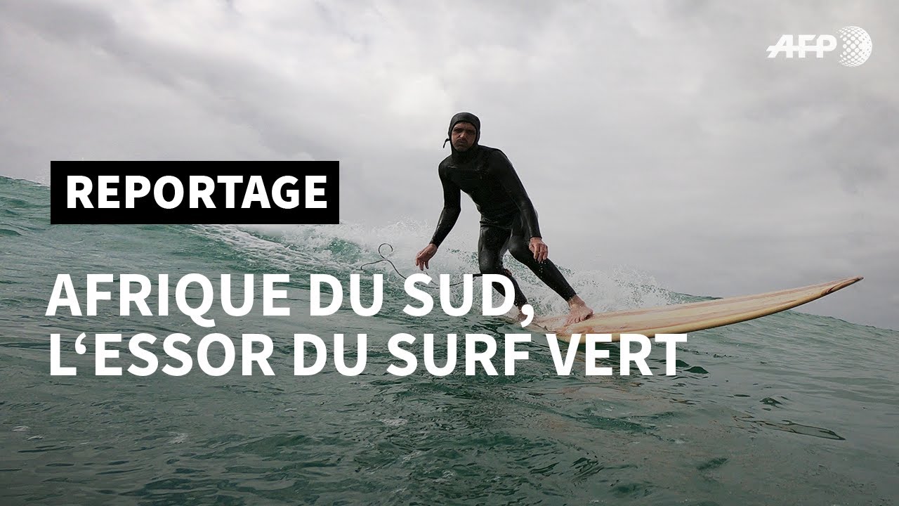 Afrique du Sud: des planches en bois pour un surf plus vert | AFP Reportage
