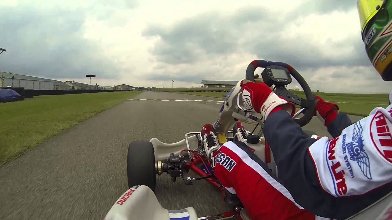 Alessandro Bressan Onboard - Qualifying at North East Shifter Kart Series 2013 - Beaverun (PA)