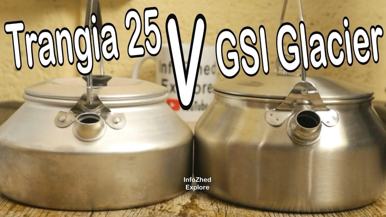 Чайник Trangia GSI Glacier 25 В. Два отличных походных чайника.