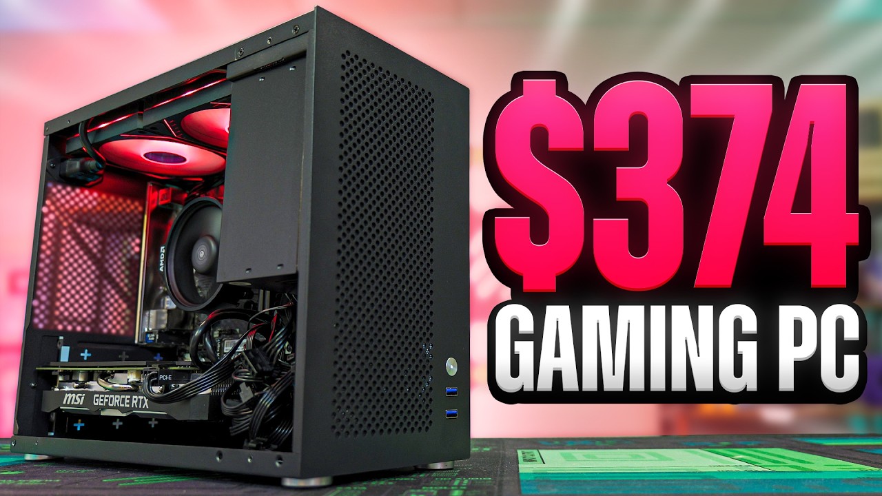 We Built a CRAZY $374 Gaming PC Build