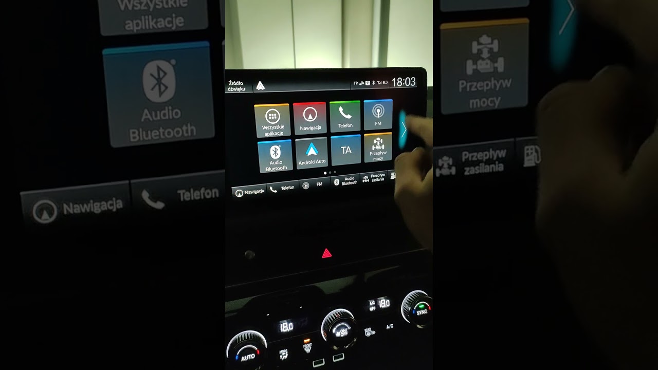 Android auto po bluetooth wifi bez kabla w Honda Civic e-hev XI 2022