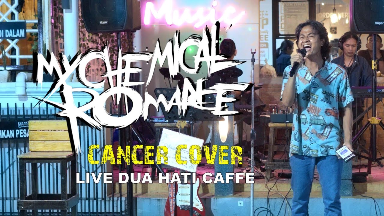My Chemical Romance - Cancer Cover by Kak Chims live Dua Hati Caffe And Resto #mychemicalromance