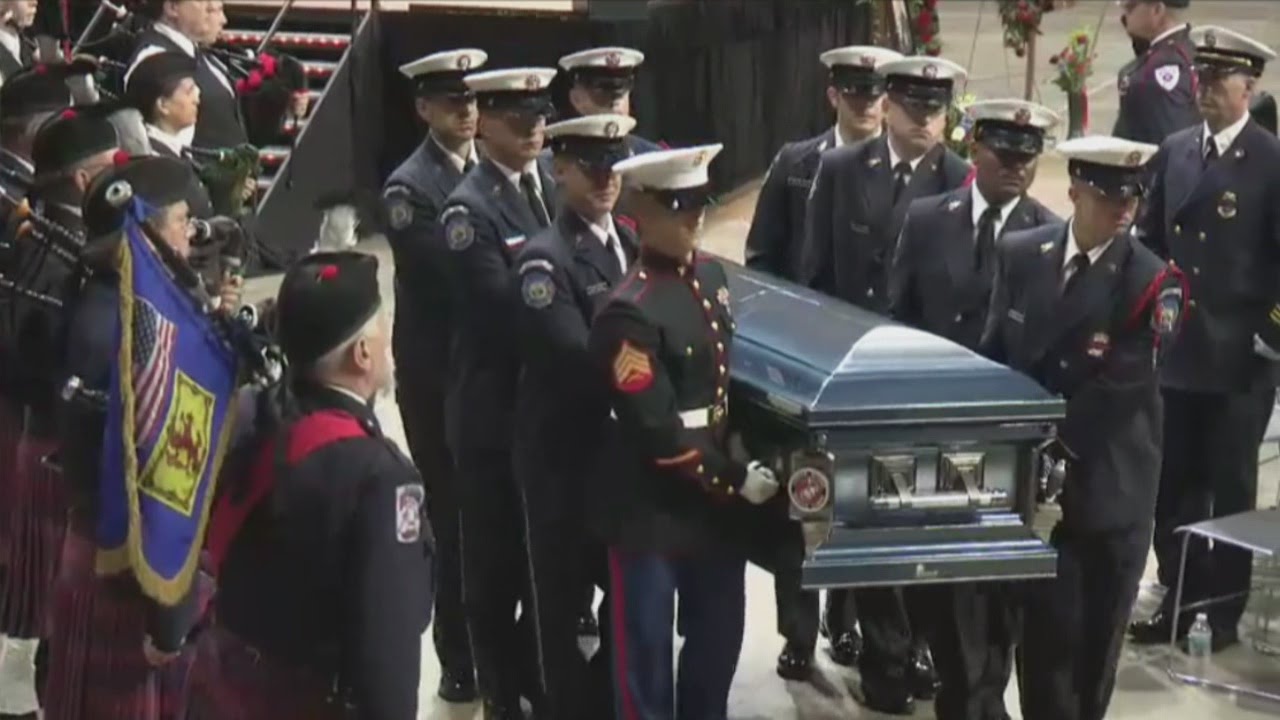 Funeral for Lansing firefighter Dennis Rodeman, killed by hit-and-run driver