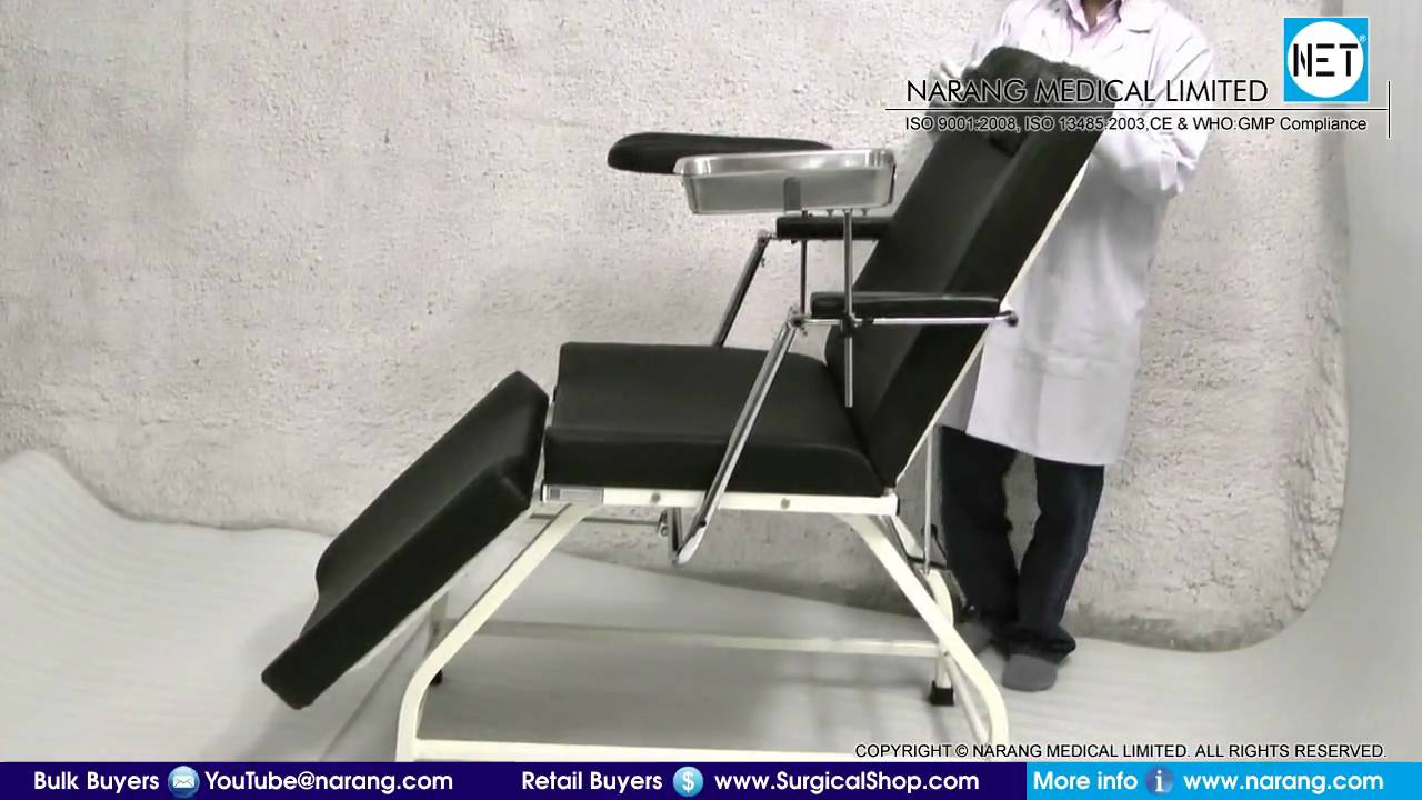 Blood Donation Chair-cum-Bed. Item Code: HF2195M