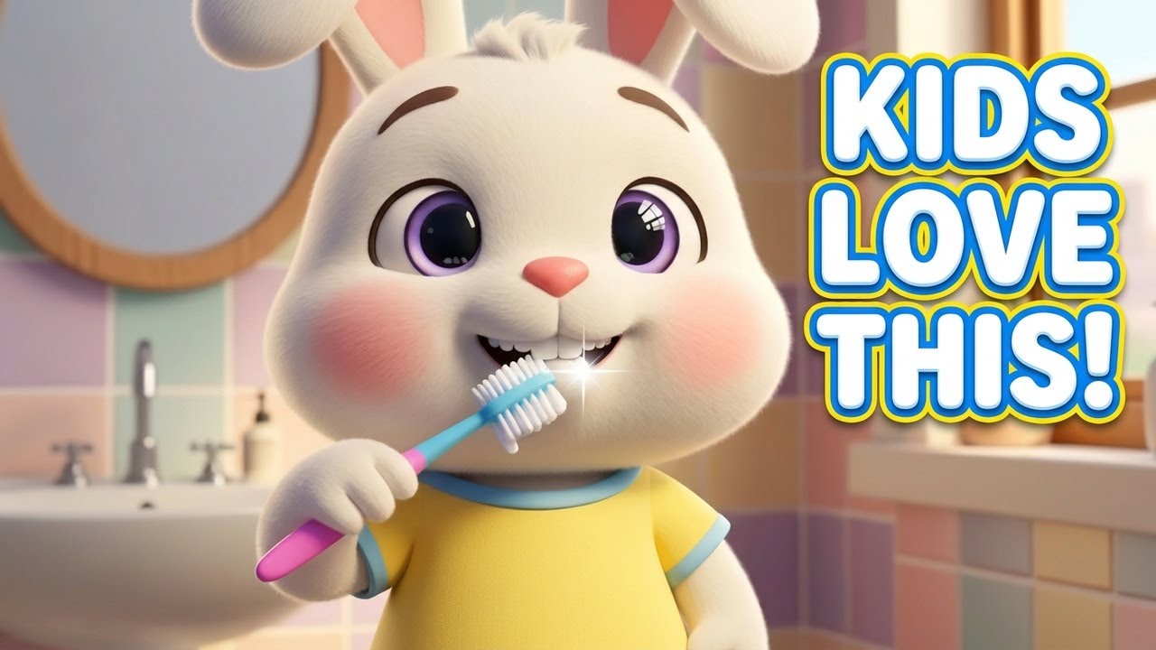 Brush Brush! 🪥 Kids LOVE This Tooth | Fun Tooth Brushing Song for Kids (Morning & Night)