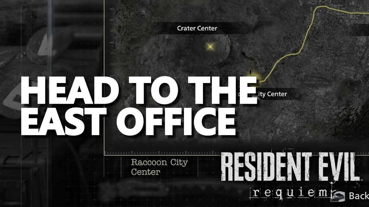 Head to the east office Resident Evil Requiem 9