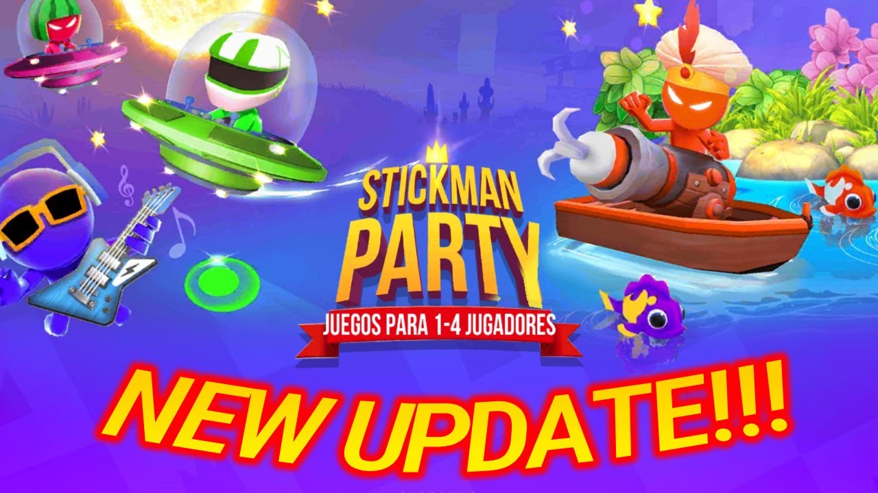 Stickman Party - New UPDATE Game 2021 New MINIGAMES | New HATS | New EFFECTS ( android / ios )