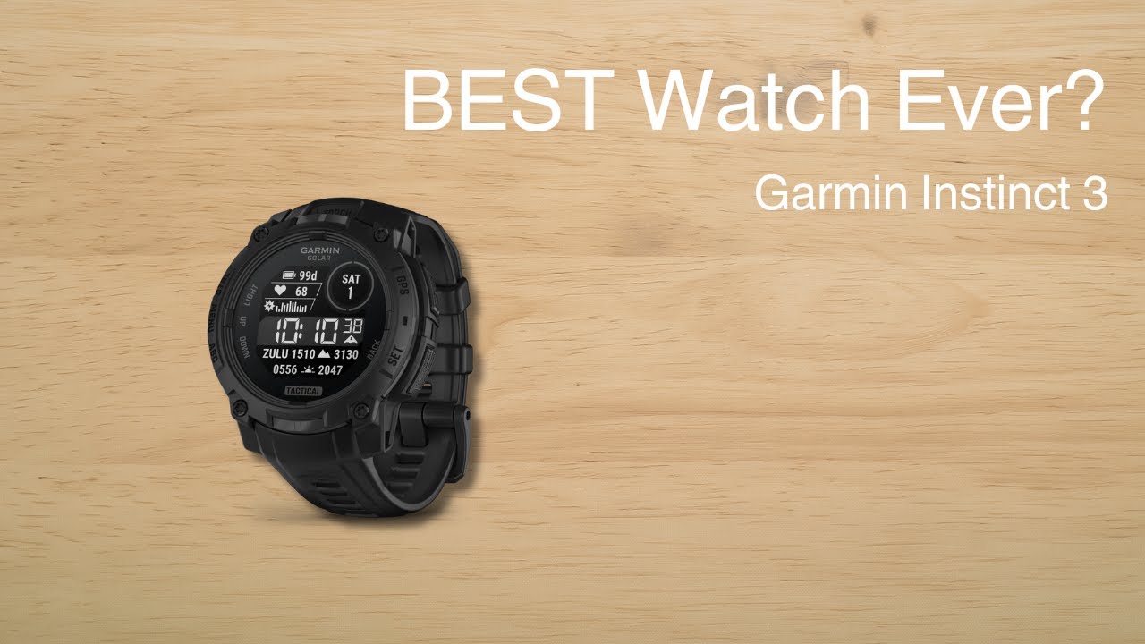 Garmin Instinct 3: ЕДИНСТВЕННЫЕ часы, которые вам когда-либо понадобятся?