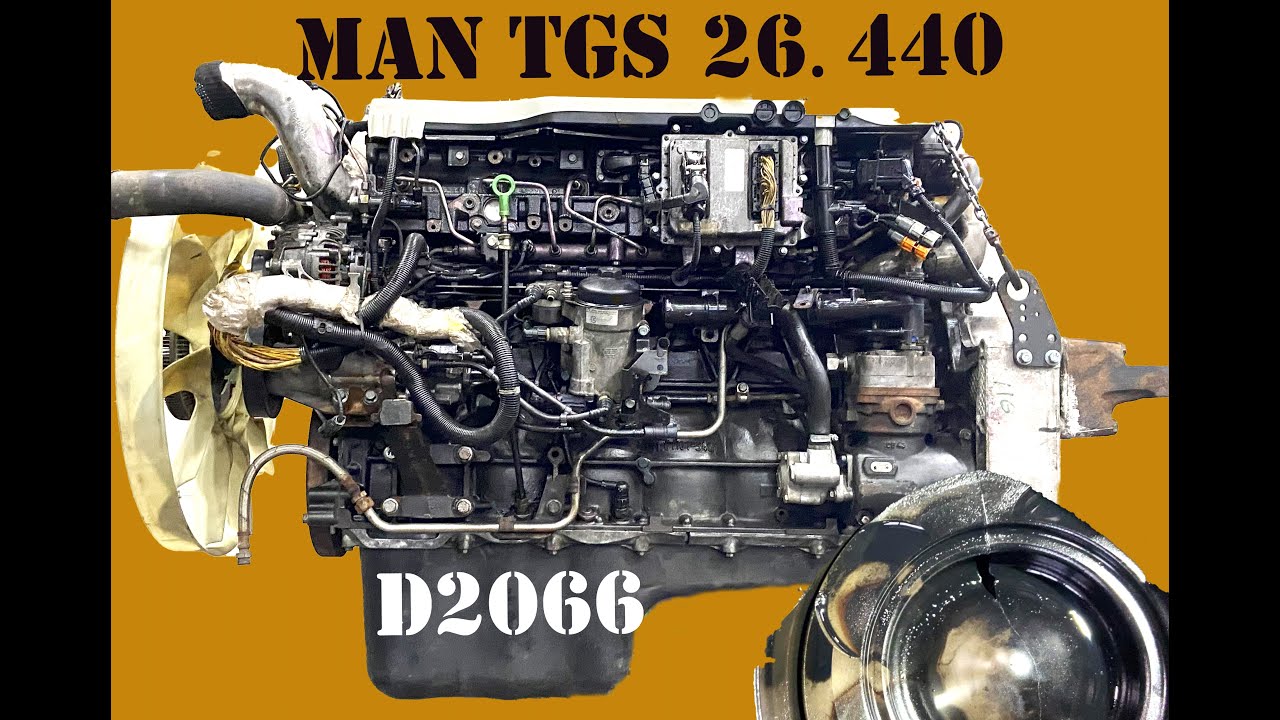 MAN TGS прогорел  поршень часть №2 сборка ДВС