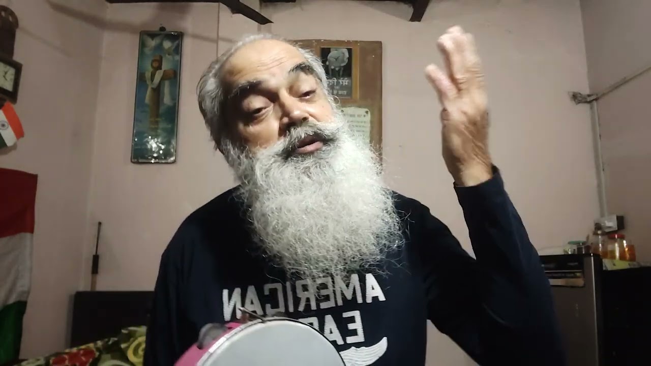 joyful grand papa let's enjoy with him