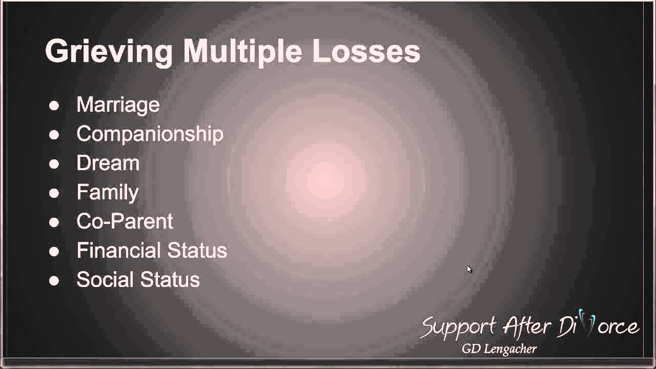 Surviving Divorce Webinar Series: Grieving