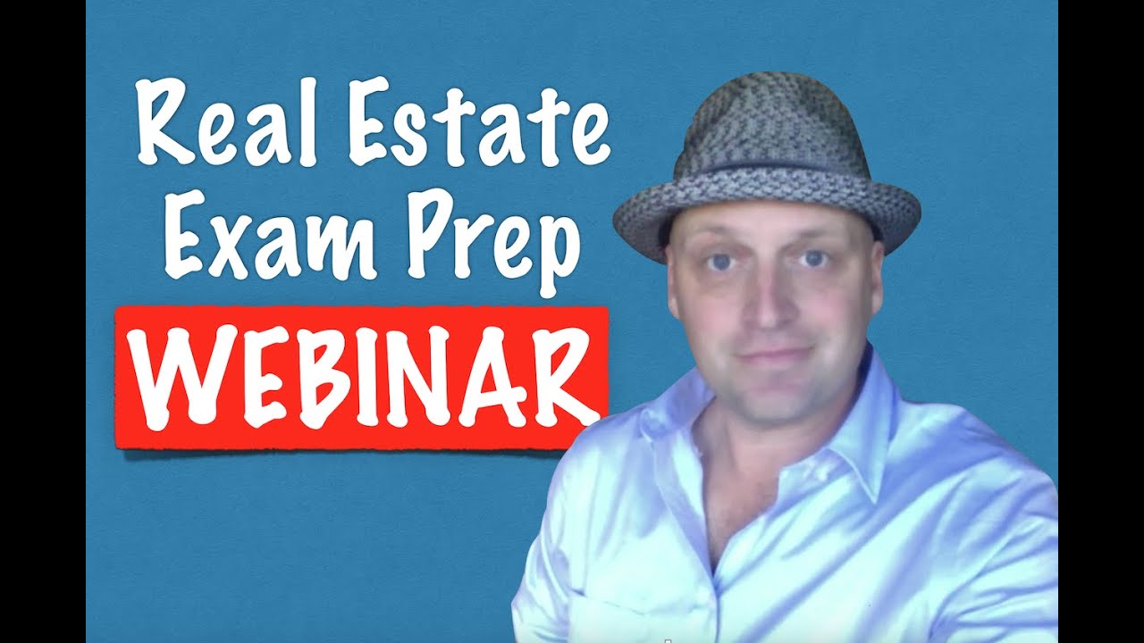 Morgan's Real Estate Exam Webinar