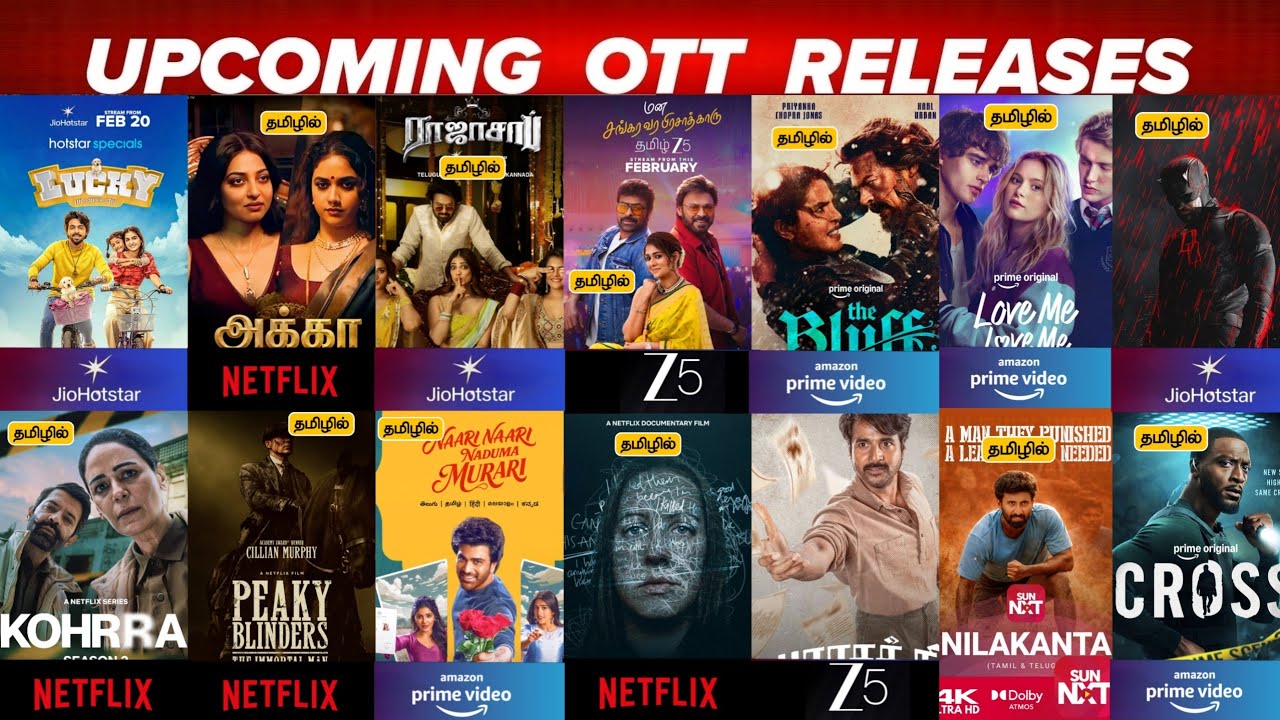 Upcoming New OTT Tamil Movies | Upcoming OTT Release Movies in Tamil & Tamil Dubbed Reviews