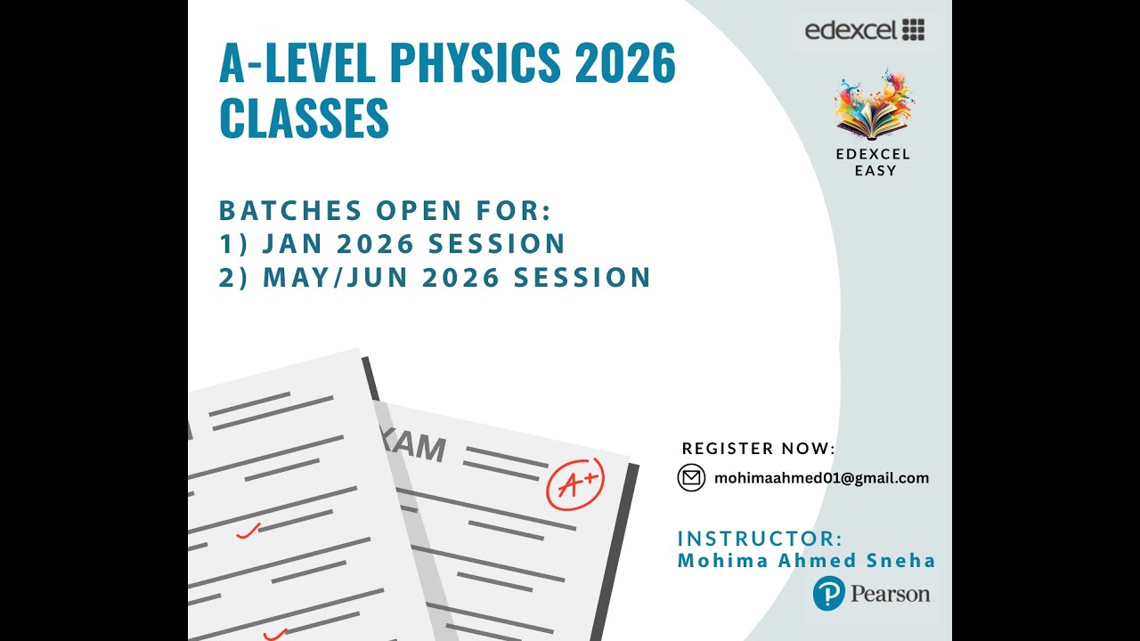 AS Physics Edexcel IAL | Jan 2026 – Trial Class