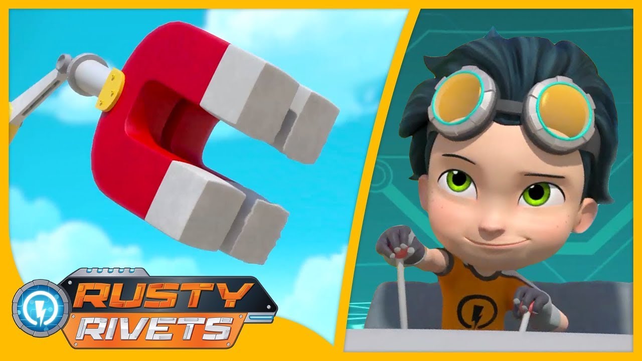 Rusty’s Super Magnet  🧲 / Rusty’s Cave Rescue 🪨 +MORE Rusty Rivets Cartoons for Kids