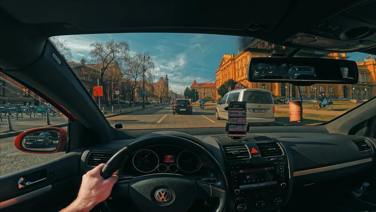 VW Golf mk5 gti (POV)/driving in city