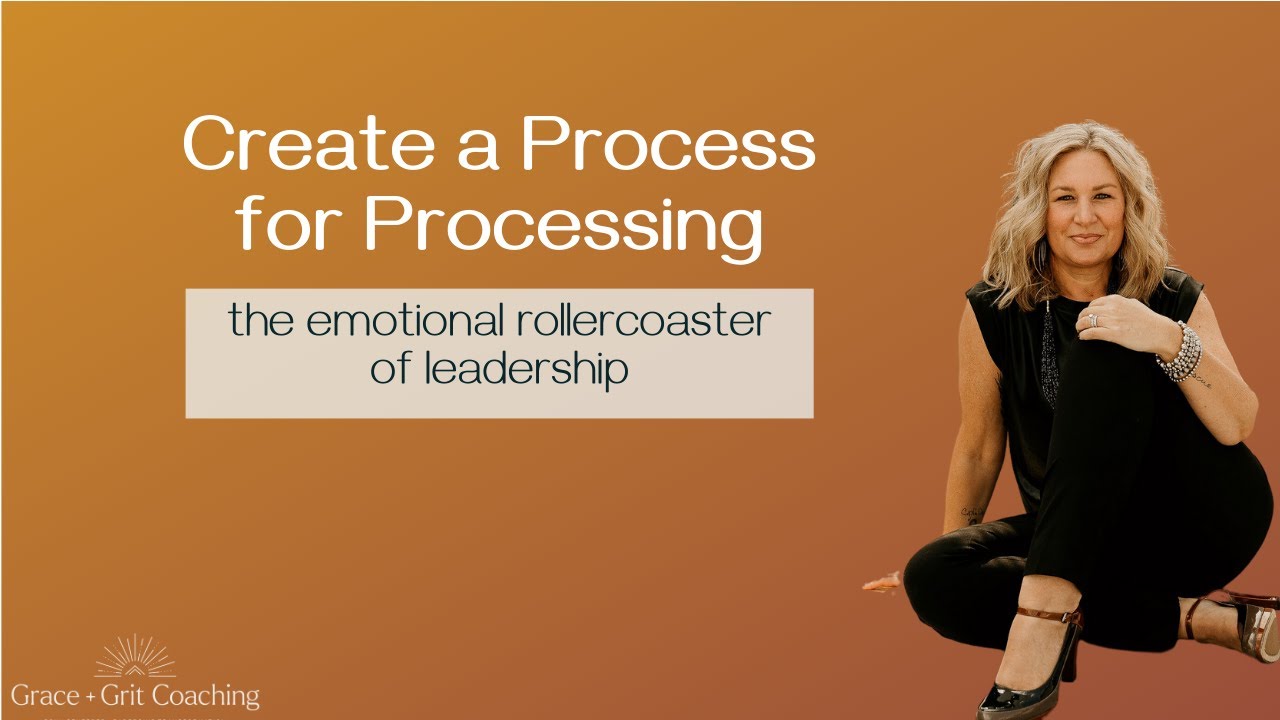Leadership is hard. This simple three-step process for processing makes it a lot less hard.