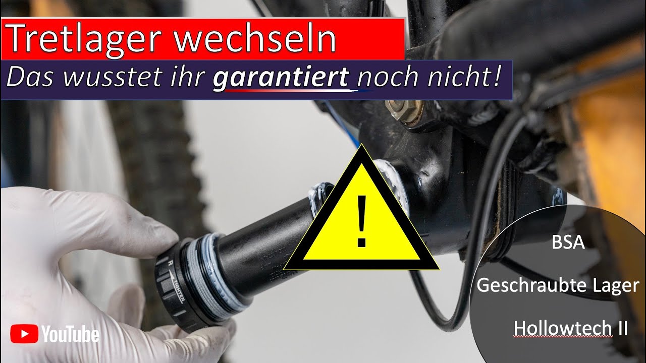 Tretlager wechseln  - Das wusstet ihr garantiert noch nicht