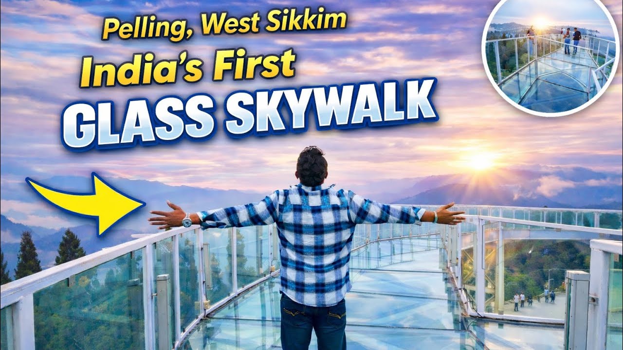 India Ka First Sky Walk 😱 | Pelling Sky Walk Sikkim | Dare To Go Offbeat!