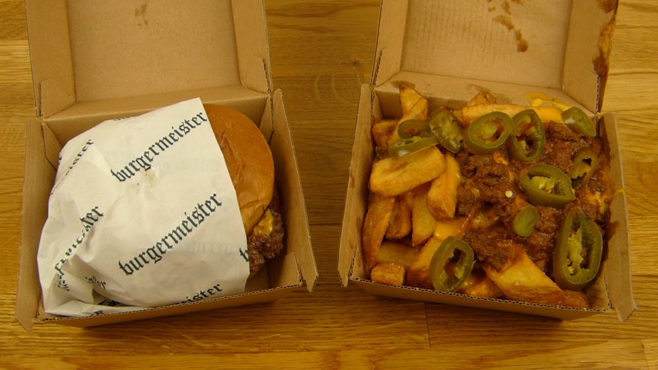Burgermeister - Chili Cheeseburger & Chili Cheese Fries