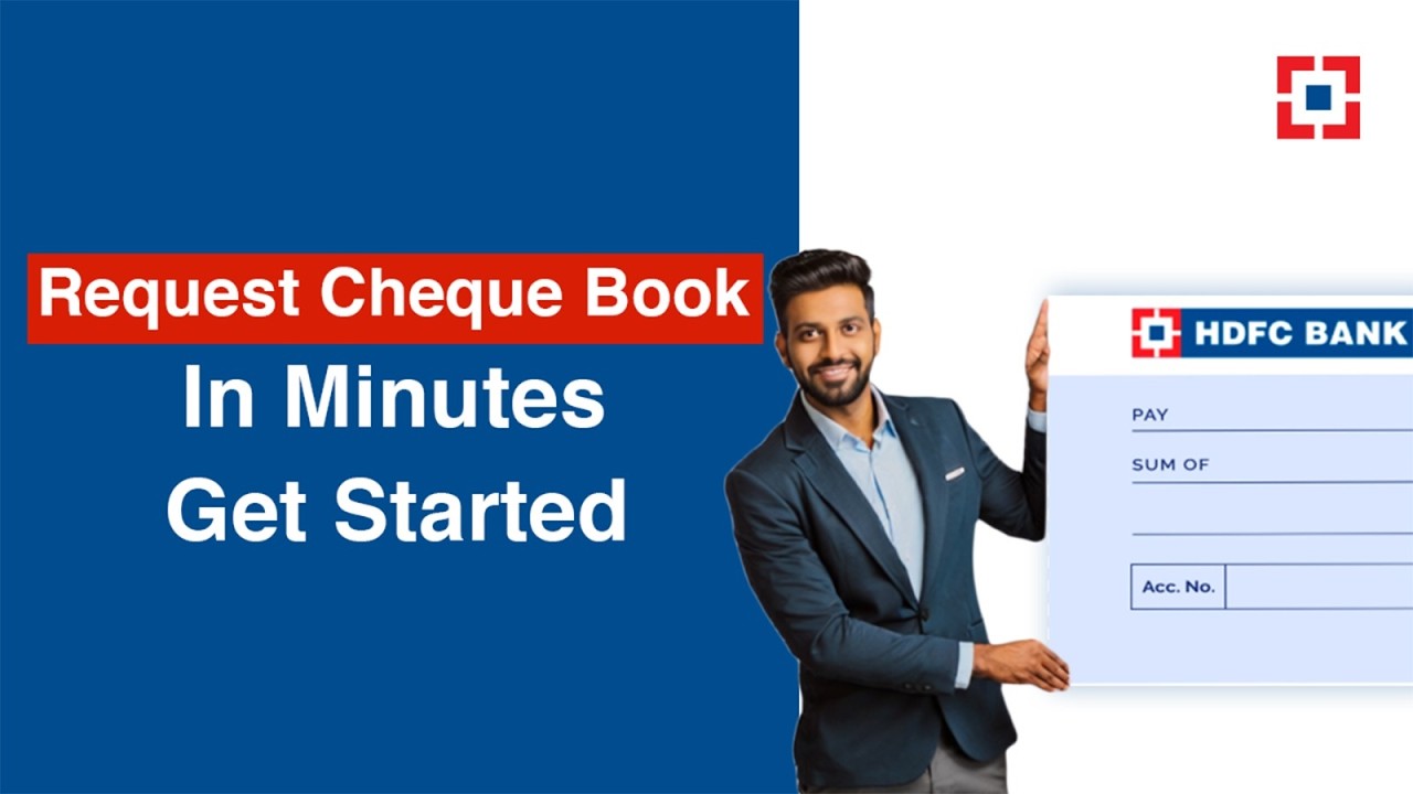How to Request a Cheque Book Online | HDFC Bank Step-by-Step Guide