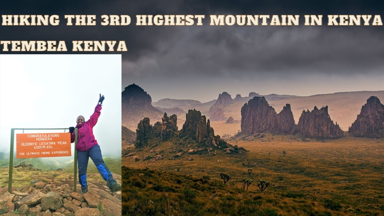Hiking Mt. Satima via Dragons Teeth Route #hiking #kenya #adventure #nature
