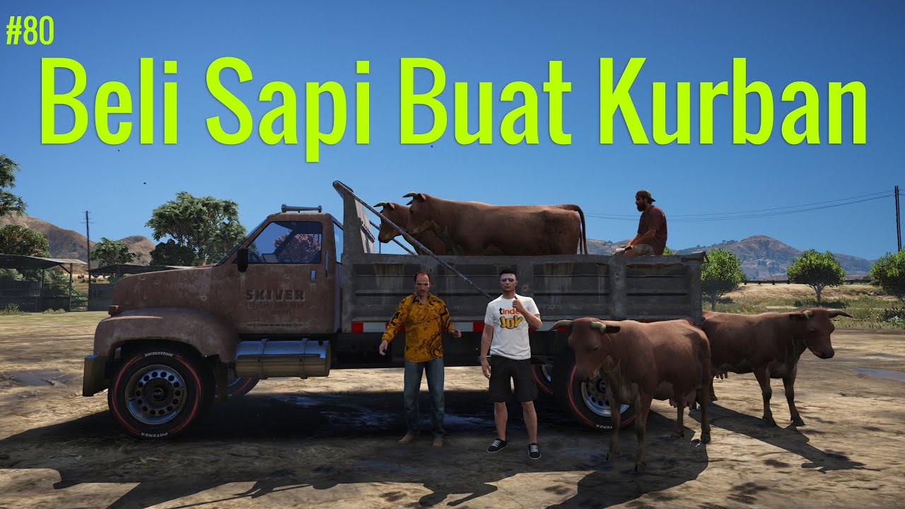 Rojali Borong Sapi Buat kurban - Eps 80 - GTA 5: Serial Rojali S2