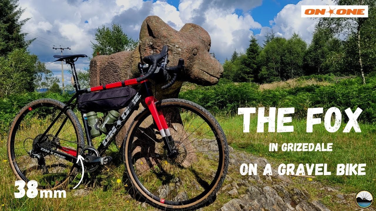 Gravel Bike Downhill - The Fox in Grizedale Forest The Lake District