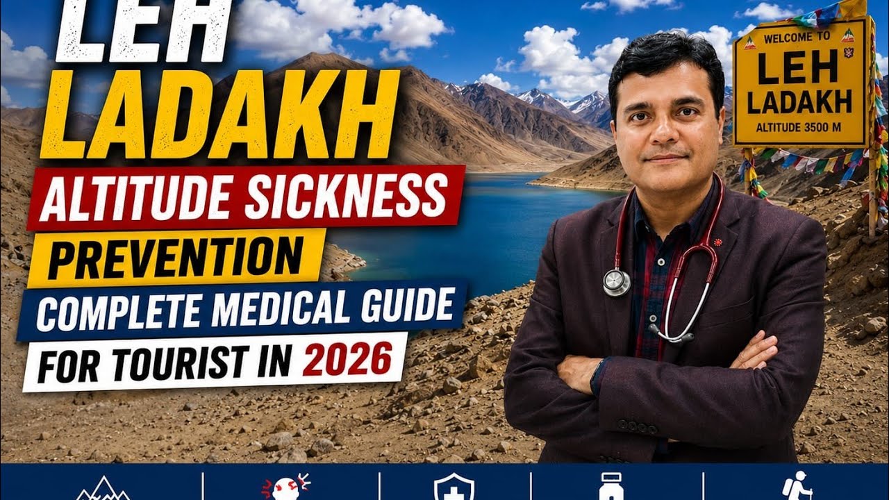 Leh Ladakh Altitude Sickness Prevention: Complete Medical Guide for Tourists in 2026🏔️